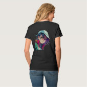 Tシャツのマンガポップ・アートの好きポップ・アートのの漫画 Tシャツ (裏面フル)