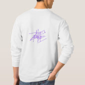TシャツのメンズロゴデザインアートZale 2 Tシャツ (裏面)