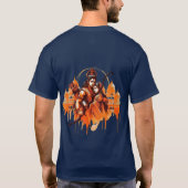 Tシャツのラムフェスティバルデザイン Tシャツ (裏面)