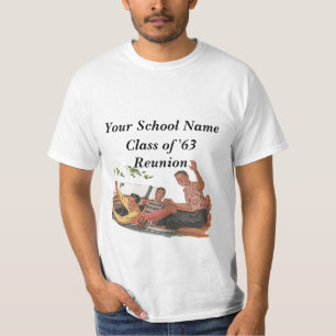 Tシャツのレトロのヴィンテージの同窓会の記念品の上 Tシャツ