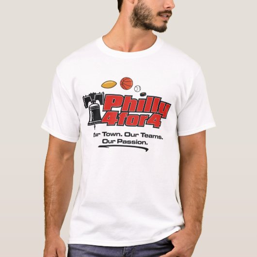 Tシャツのロゴ-背部をカスタマイズ Tシャツ (正面)