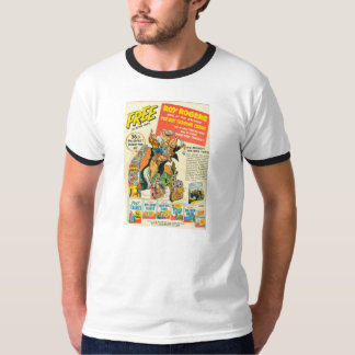 Tシャツのローイロジャース1952年のトレーディングカードの広告 Tシャツ
