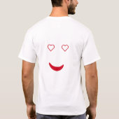 Tシャツのロードが大好き Tシャツ (裏面)