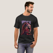 Tシャツの上の名誉 – Anime Samurai Warrior Art Tシャツ (正面フル)