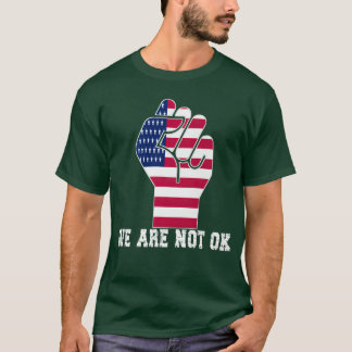 Tシャツの上下が逆のアメリカ国旗は問題ない Tシャツ