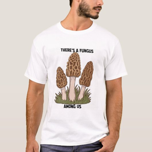 Tシャツの中に菌おもしろいがいる Tシャツ (正面)