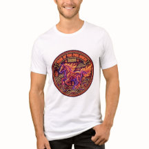 Tシャツの中国の十二支 火の馬