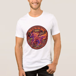 Tシャツの中国の十二支 火の馬 トライブレンドＴシャツ