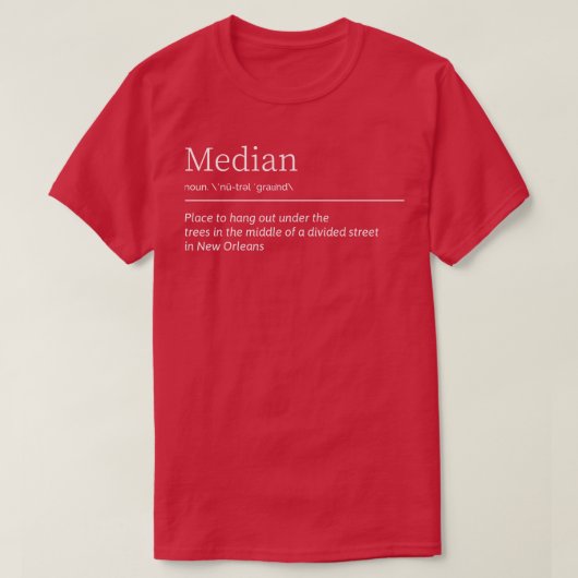 Tシャツの中央分離帯 Tシャツ (デザイン正面)