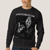 Tシャツの信念写真でロブ·ライズ スウェットシャツ (正面)