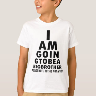 Tシャツの兄弟のアイチャートになる Tシャツ