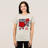 Tシャツの内向き | 内向きおもしろいの トライブレンドＴシャツ (正面全面)