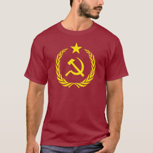 Tシャツの冷戦の共産主義者の旗 Tシャツ