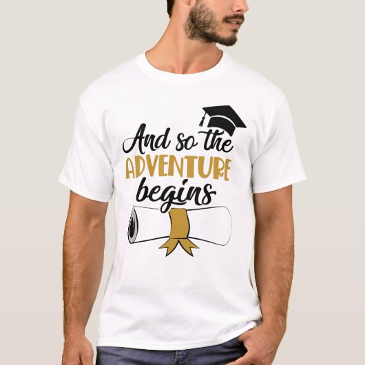 Tシャツの卒業祝い Tシャツ (正面)