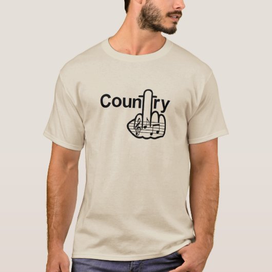 Tシャツの国の反転 Tシャツ (正面)