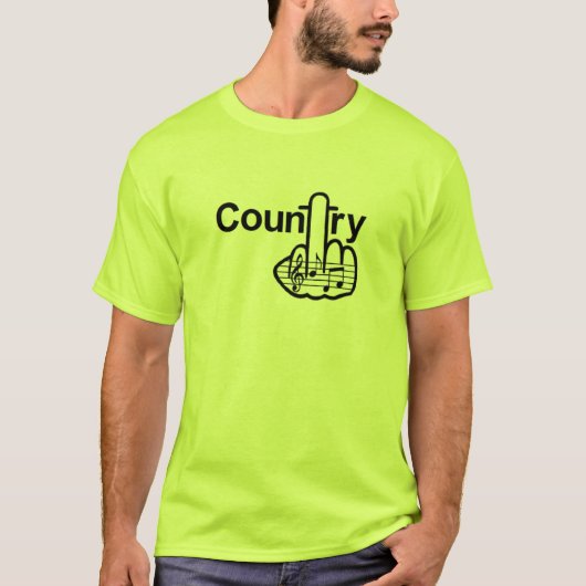 Tシャツの国の反転 Tシャツ (正面)