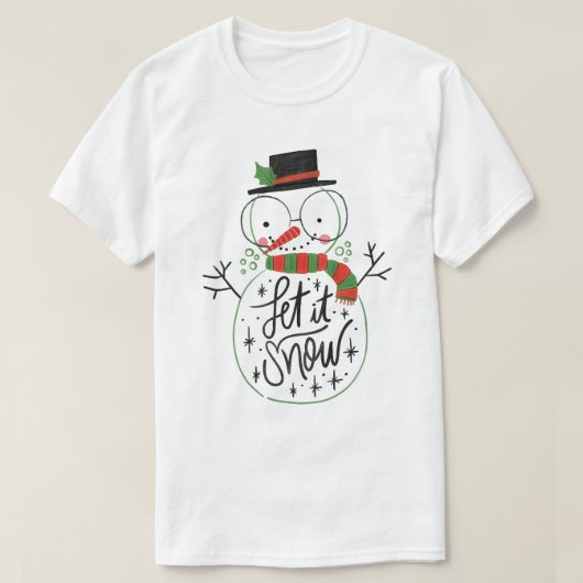 Tシャツの基本メリークリスマス新年 Tシャツ (デザイン正面)
