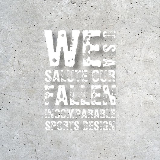 Tシャツの基本落ちた品に敬意を表す Tシャツ