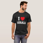 Tシャツの壁画が大好き Tシャツ (正面フル)