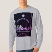 Tシャツの夜と月 Tシャツ (正面)