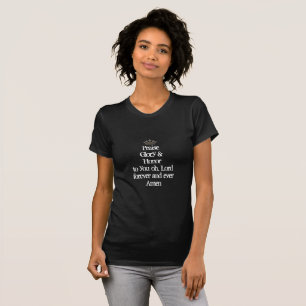 Tシャツの女性トップの称賛と名誉 Tシャツ