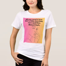 Tシャツの女性