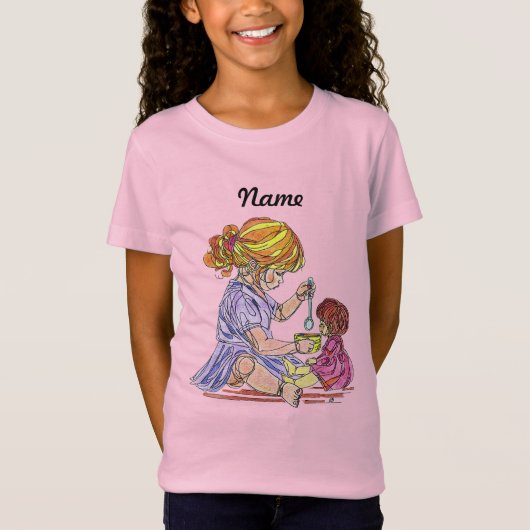 Tシャツの子どもとベビードール Tシャツ (正面)