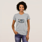 Tシャツの家族全員 Tシャツ (正面フル)