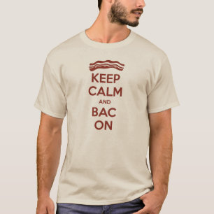 Tシャツの平静そしてBacを保って下さい Tシャツ