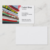 Tシャツの店の名刺 名刺 (正面/裏面)