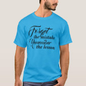Tシャツの忘れ過ちレッスンを覚えておけ Tシャツ (正面)