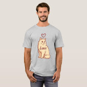 Tシャツの愛猫 Tシャツ (正面フル)