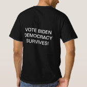 Tシャツの政治アンチトランプ民主党員 Tシャツ (裏面)