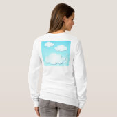 Tシャツの木の背景 Tシャツ (裏面フル)