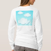 Tシャツの木の背景 Tシャツ (裏面)