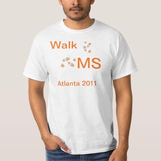 Tシャツの歩行MS Tシャツ (正面)
