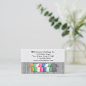 Tシャツの洋品店 名刺 (スタンド正面)