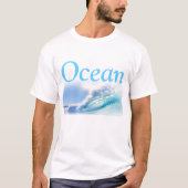 Tシャツの海洋のデザイン Tシャツ (正面)