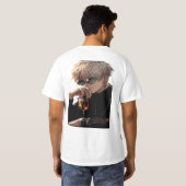 Tシャツの申し訳ない女の子私はあなたよりGF熱い Tシャツ (裏面フル)