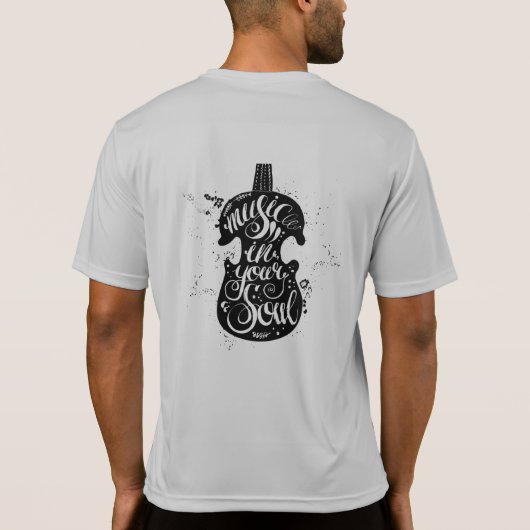 Tシャツの男  Tシャツ (裏面)