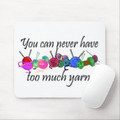 Tシャツの糸が多すぎることはない マウスパッド (マウス)