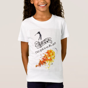 Tシャツの若者-この娘は燃えている Tシャツ