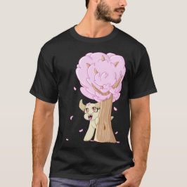 Tシャツの裾を覗く Tシャツ