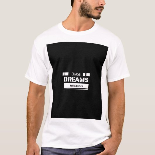 Tシャツの言い訳ではない夢を追う Tシャツ (正面)