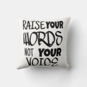 Tシャツの言葉を上げる クッション (裏面)