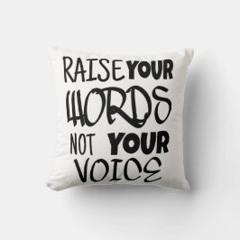 Tシャツの言葉を上げる クッション