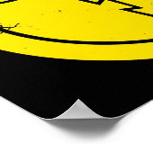 Tシャツの距離は自由に行ける ポスター (角)