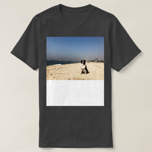 Tシャツの長いビーチのie Tシャツ (デザイン正面)