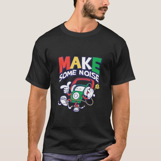Tシャツの音を出す子供へ Tシャツ (正面)