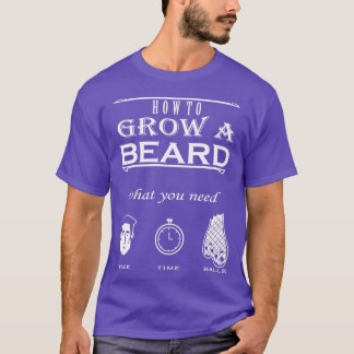 Tシャツの髭の伸び方 Tシャツ